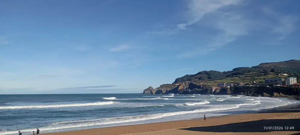 La playa de Bakio